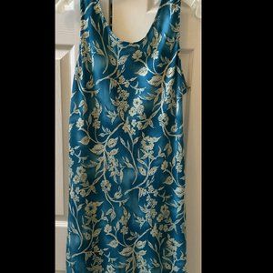 summer sleeveless floral dress